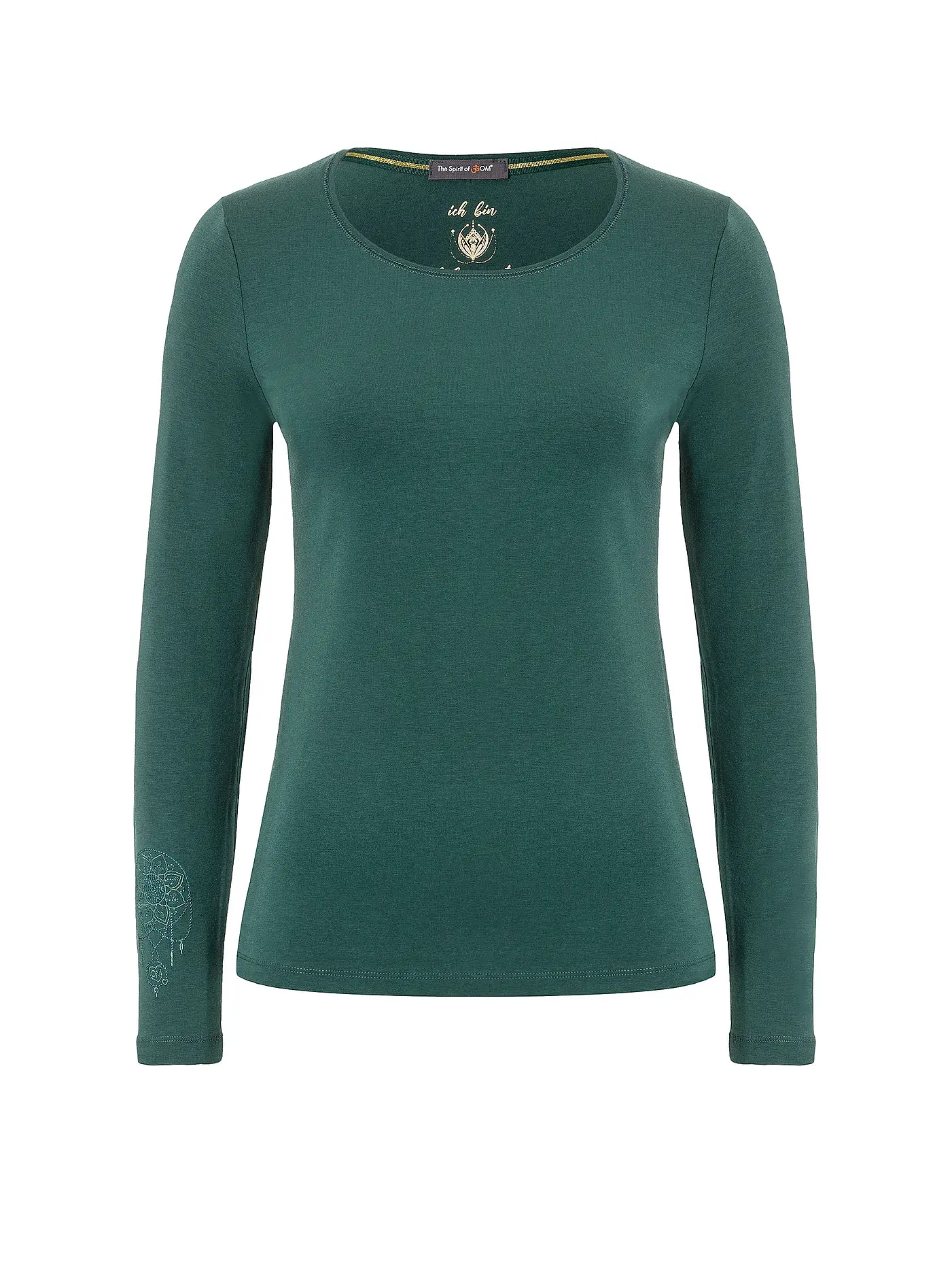 THE SPIRIT OF OM | Damen Yogashirt Chakra-Flower Bambus | 